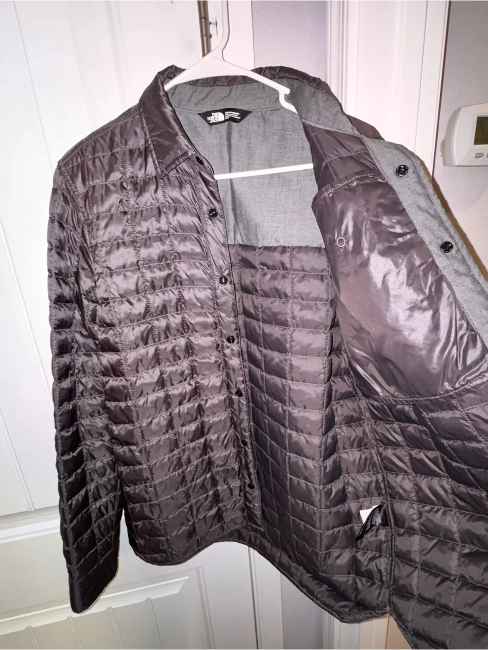 The North Face Quilted Insulated Jacket – brown/Charcoal